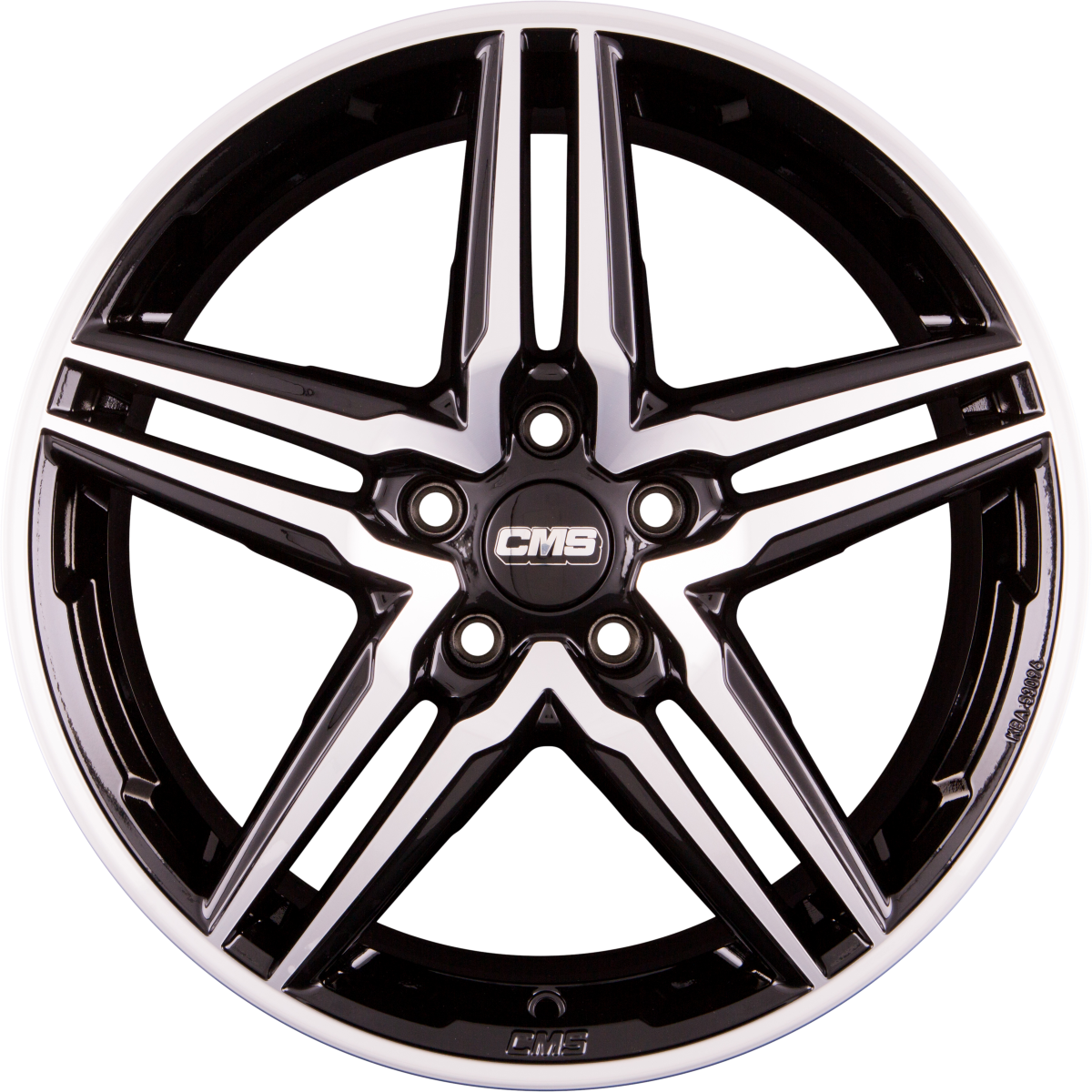 CMS C29 DB Diamant Schwarz Glanz Alufelge 7.5x17 Zoll ET35 LK 5x114.3 ML67.1