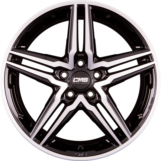 CMS C29 DB Diamant Schwarz Glanz Alufelge 7.5x17 Zoll ET47 LK 5x100 ML57.1