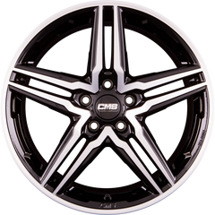 CMS C29 DB Diamant Schwarz Glanz Alufelge 7.5x17 Zoll ET47 LK 5x100 ML57.1