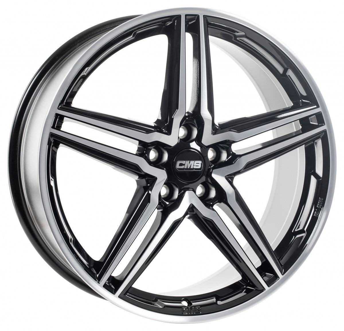 CMS C29 diamond black gloss 8x18 ET48 - LK5/112 ML66.5