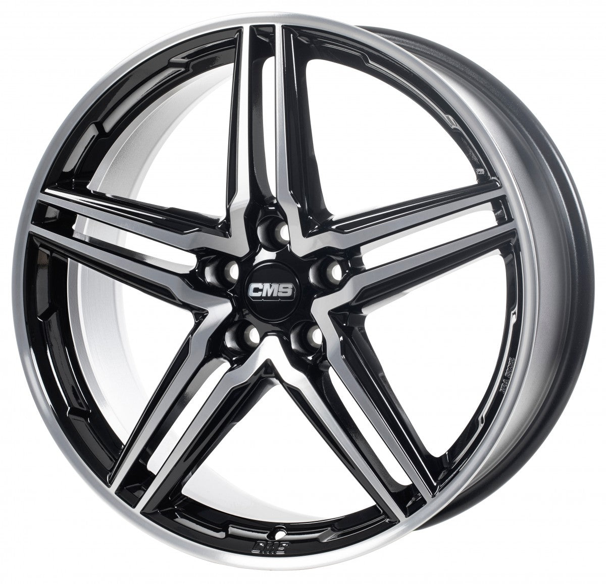 CMS C29 diamond black gloss 8x18 ET48 - LK5/112 ML66.5