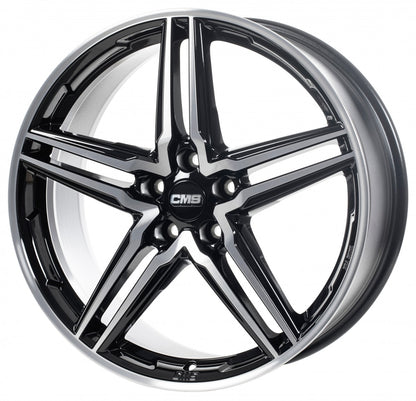 CMS C29 diamond black gloss 8x18 ET48 - LK5/112 ML66.5