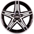 CMS C29 DB Diamant Schwarz Glanz Alufelge 8x18 Zoll ET48 LK 5x112 ML66.6
