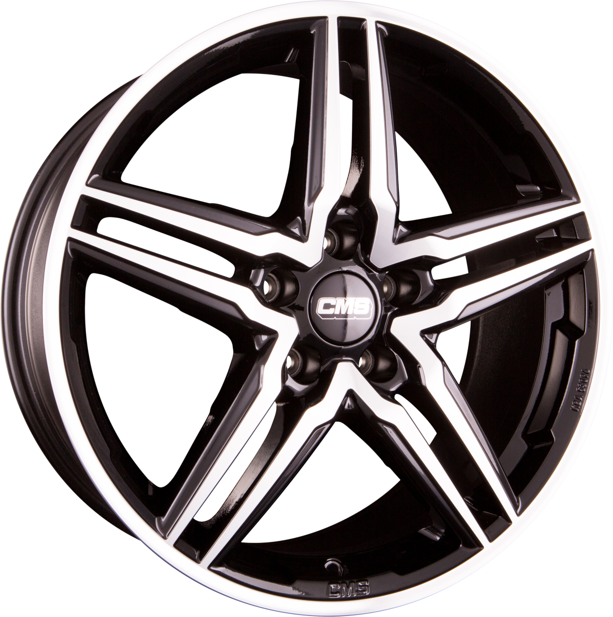 CMS C29 DB Diamant Schwarz Glanz Alufelge 8x18 Zoll ET48 LK 5x112 ML66.6 – Bild 2
