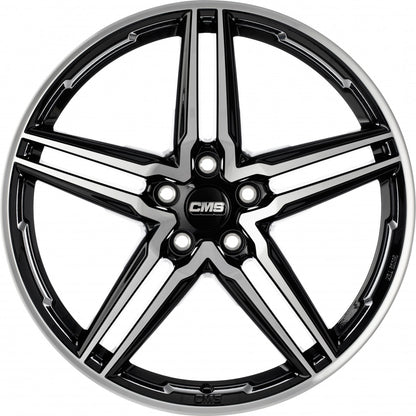 CMS C29 diamond black gloss 8.5x20 ET20 - LK5/112 ML66.5