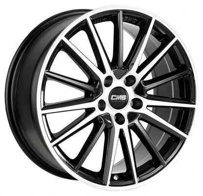 CMS C23 diamond black gloss 8x20 ET27.1 - LK5/112 ML66.5