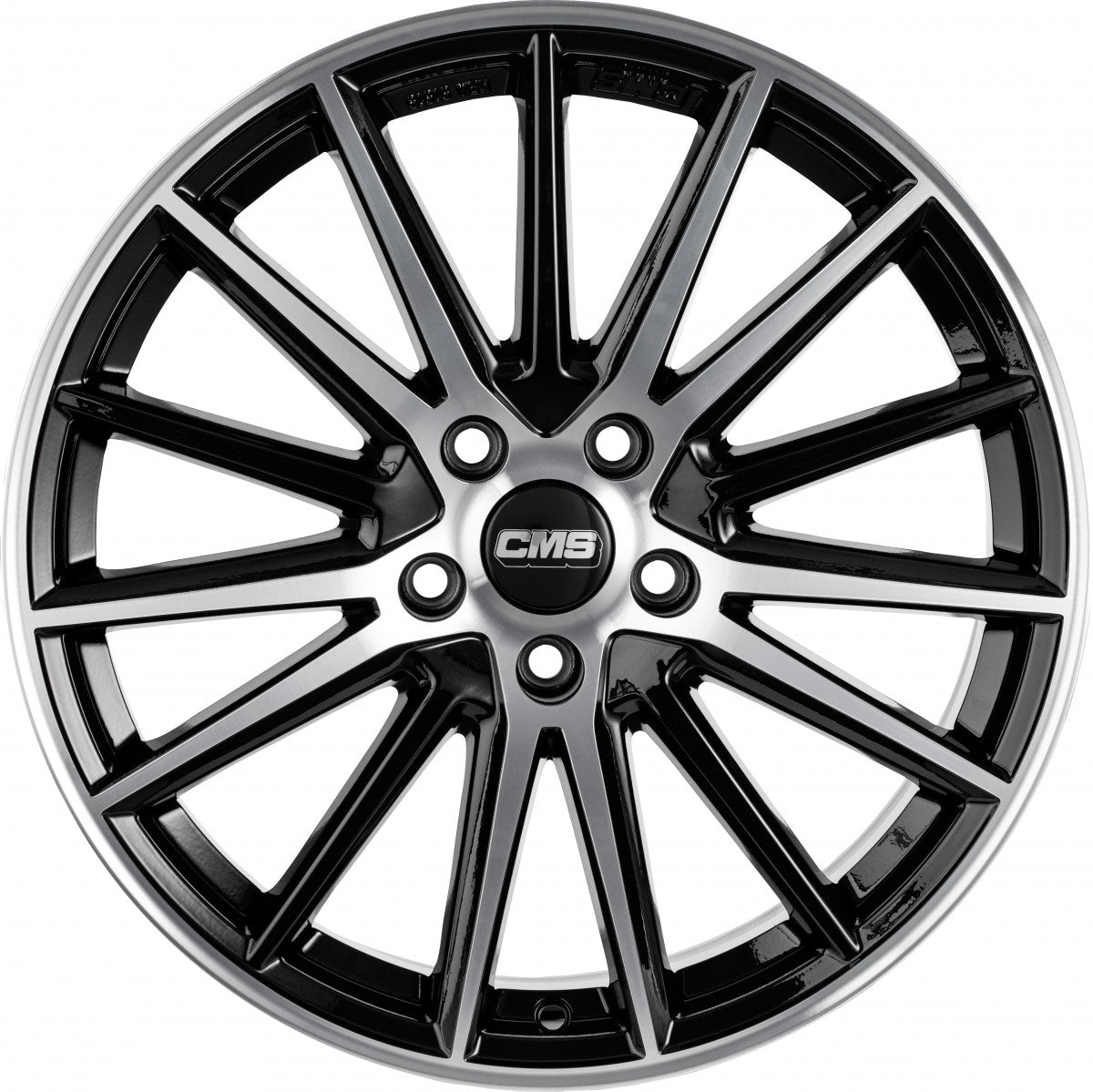 CMS C23 diamond black gloss 8x20 ET27.1 - LK5/112 ML66.5
