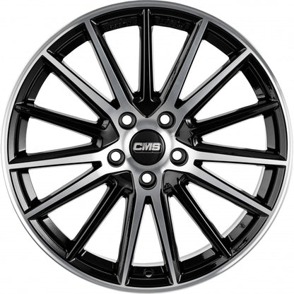 CMS C23 diamond black gloss 8x20 ET27.1 - LK5/112 ML66.5