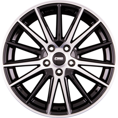 CMS C23 DB Diamant Schwarz Alufelge 8x18 Zoll ET46 LK 5x114.3 ML67.2
