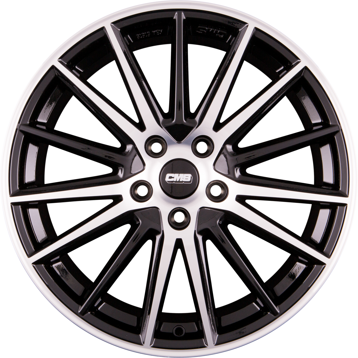 CMS C23 DB Diamant Schwarz Alufelge 8x19 Zoll ET45 LK 5x114.3 ML67.2