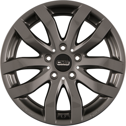 CMS C22 GG Titan Glanz Alufelge 7.5x17 Zoll ET45 LK 5x114.3 ML60.1