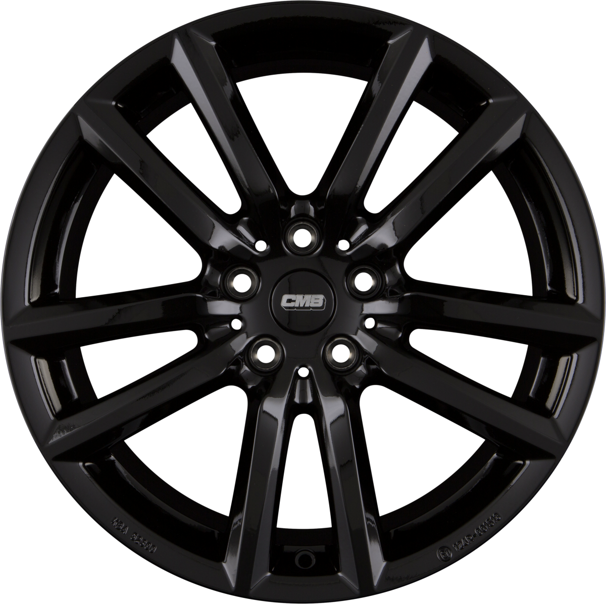 CMS C27 CBG Schwarz Glanz Alufelge 7x17 Zoll ET50 LK 5x108 ML63.4