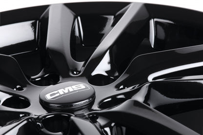 CMS C27 complete black gloss 7x17 ET50 - LK5/114.3 ML67.2
