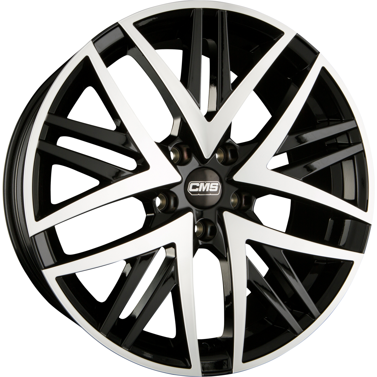 CMS B1 DB Diamant Schwarz Alufelge 8x19 Zoll ET30 LK 5x112 ML66.6 – Bild 2