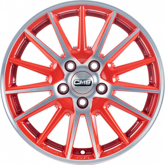 CMS C23 diamond red gloss 6x15 ET32 - LK4/108 ML65.1