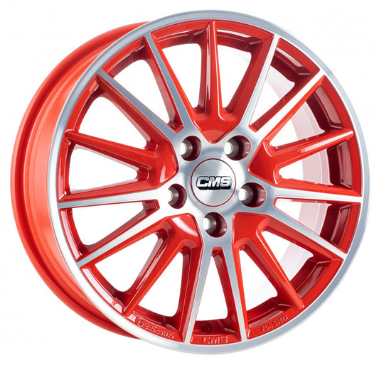 CMS C23 diamond red gloss 6x15 ET47 - LK4/100 ML54.1