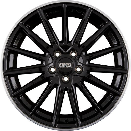 CMS C23 DRB Diamant Horn Schwarz Alufelge 6.5x16 Zoll ET38 LK 5x112 ML66.6