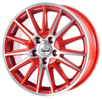CMS C23 diamond red gloss 6.5x16 ET54 - LK5/112 ML66.5