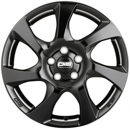 CMS C24 complete black gloss 6.5x16 ET45 - LK5/108 ML63.4
