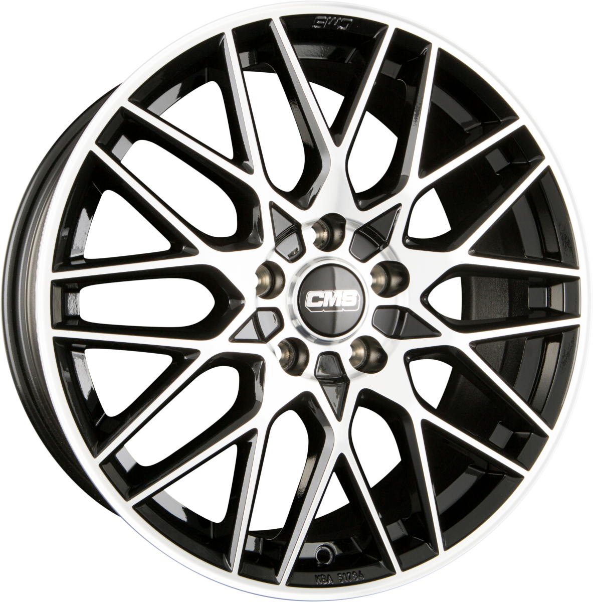CMS C25 DB Diamant Schwarz Alufelge 9x20 Zoll ET57 LK 5x112 ML66.6 – Bild 2