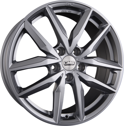 CMS C28 SR Racing Silber Alufelge 7.5x18 Zoll ET47 LK 5x114.3 ML66.1 – Bild 2
