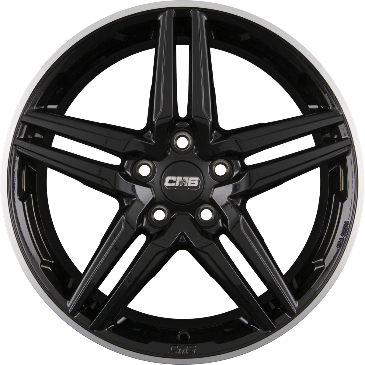 CMS C29 DRB Diamant Horn Schwarz Glanz Alufelge 7.5x17 Zoll ET49 LK 5x112 ML66.6