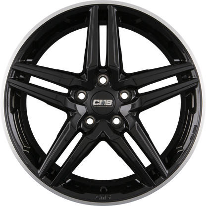 CMS C29 DRB Diamant Horn Schwarz Glanz Alufelge 7.5x17 Zoll ET49 LK 5x112 ML66.6