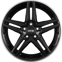 CMS C29 DRB Diamant Horn Schwarz Glanz Alufelge 7.5x17 Zoll ET50 LK 5x108 ML63.4