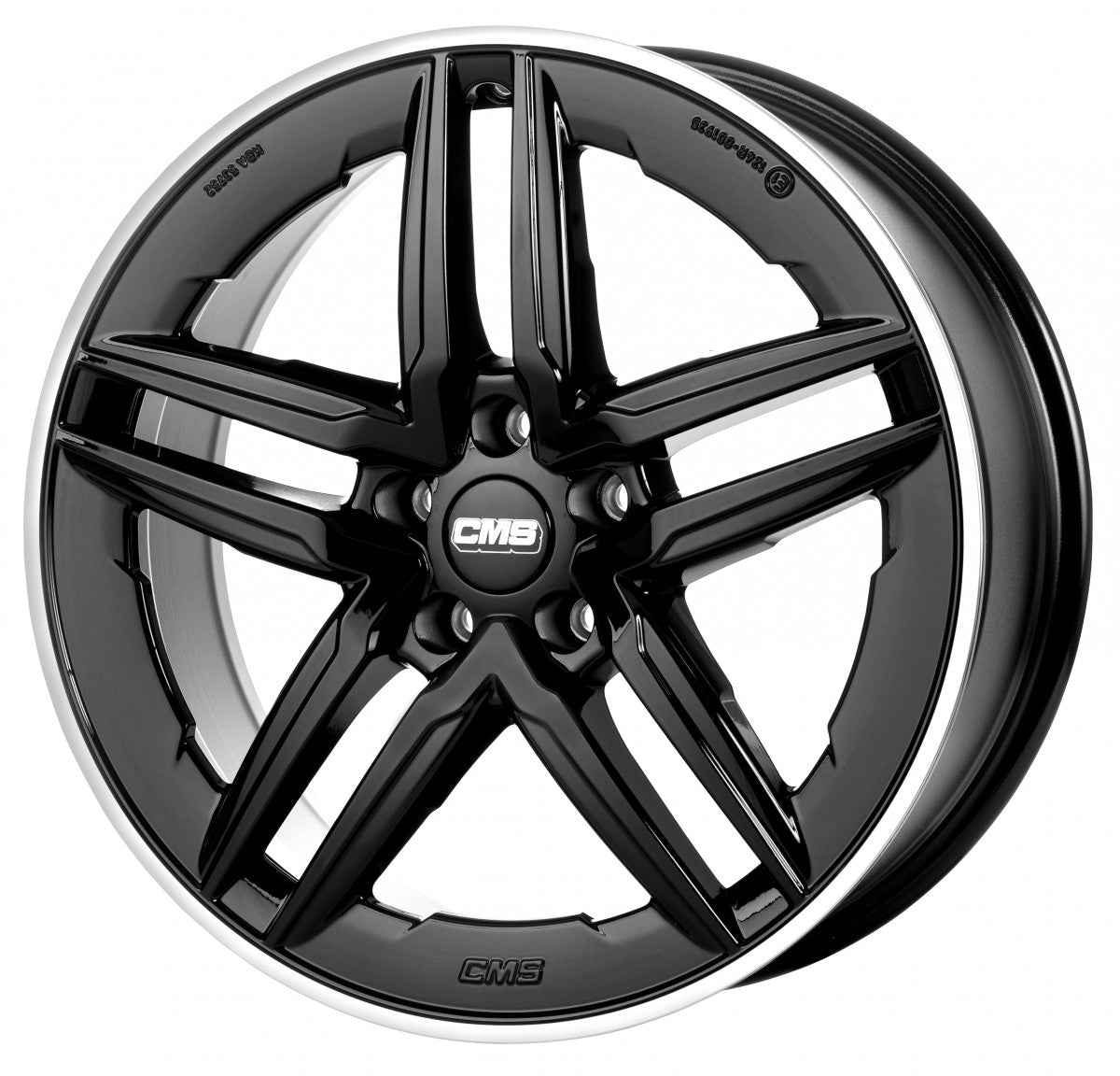 CMS C29-Aero diamond rim black 7.5x18 ET49 - LK5/112 ML66.5