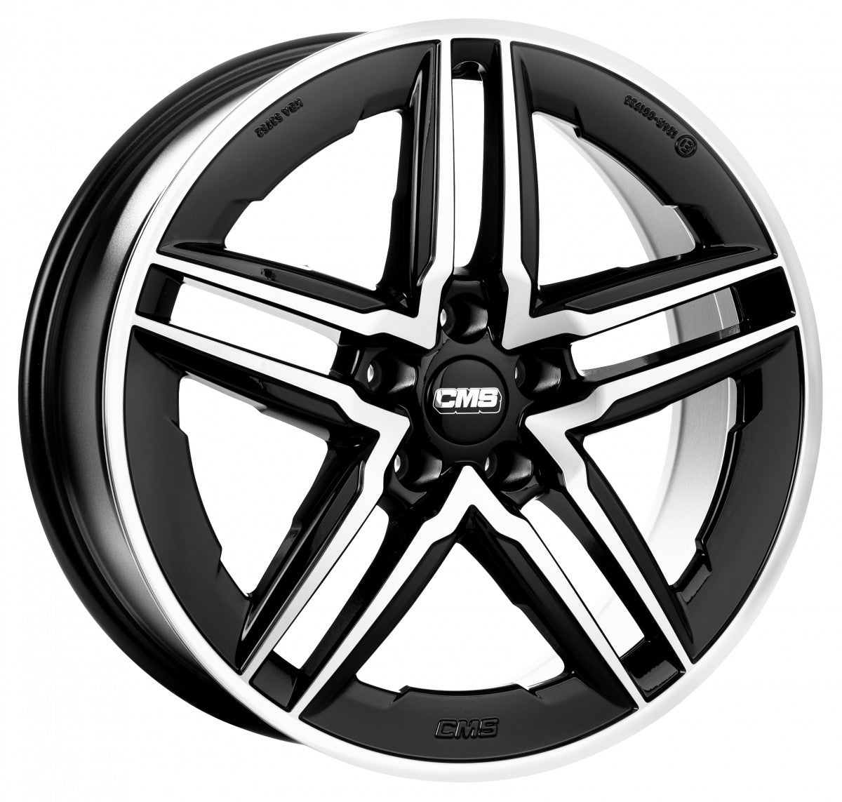 CMS C29-Aero diamond black gloss 7.5x18 ET50 - LK5/112 ML57.1