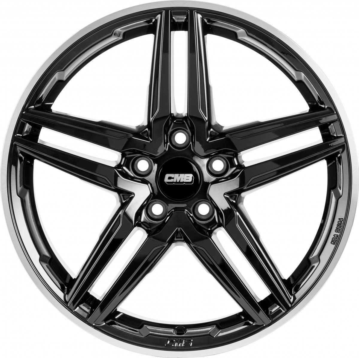 CMS C29 diamond rim black 8x18 ET48 - LK5/112 ML66.5