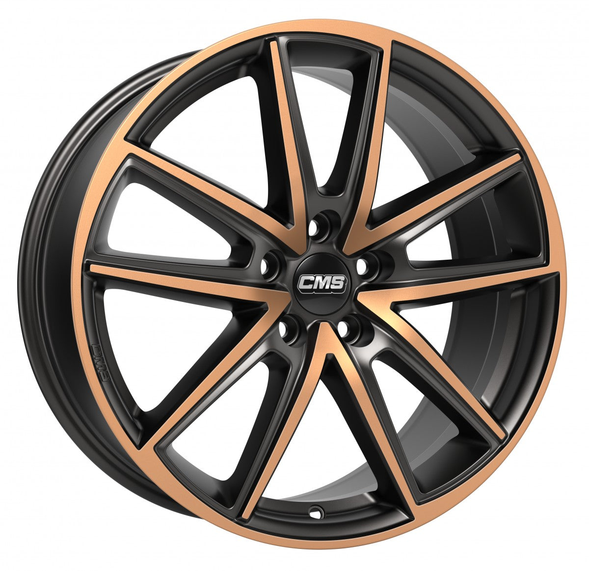 CMS C30 diamond black copper 7x17 ET45 - LK5/112 ML57.1
