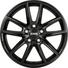 CMS C30 complete black gloss Alufelge 7x17 Zoll ET43.5 LK 5x114.3 ML67.2