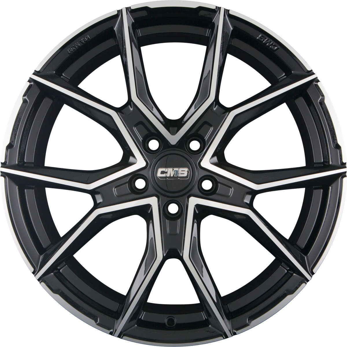 CMS C33 DB Diamond Black Alufelge 8x18 Zoll ET48 LK 5x108 ML65.1