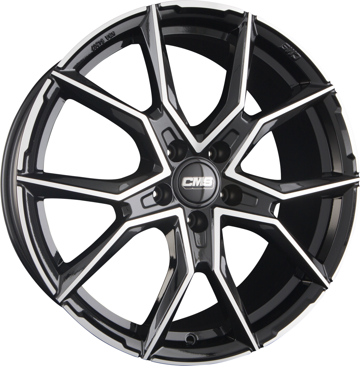 CMS C33 DB Diamond Black Alufelge 8x18 Zoll ET48 LK 5x108 ML65.1 – Bild 2