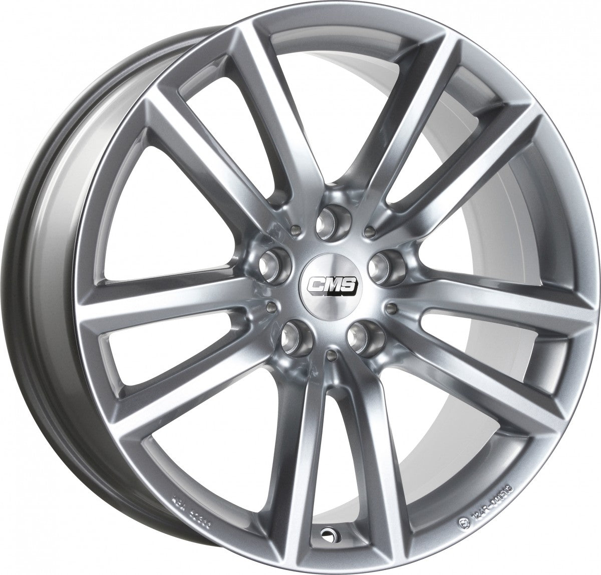 CMS C27 racing silver 6.5x16 ET48 - LK5/112 ML57.1