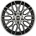 CMS C25 DB Diamant Schwarz Alufelge 8.5x19 Zoll ET50 LK 5x114.3 ML67.2