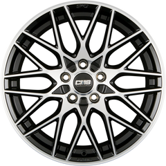 CMS C25 DB Diamant Schwarz Alufelge 8.5x19 Zoll ET50 LK 5x114.3 ML67.2