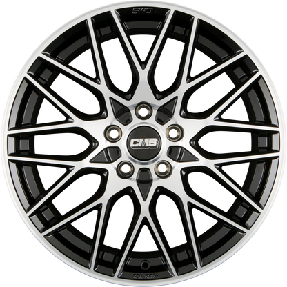 CMS C25 DB Diamant Schwarz Alufelge 8.5x19 Zoll ET50 LK 5x114.3 ML67.2