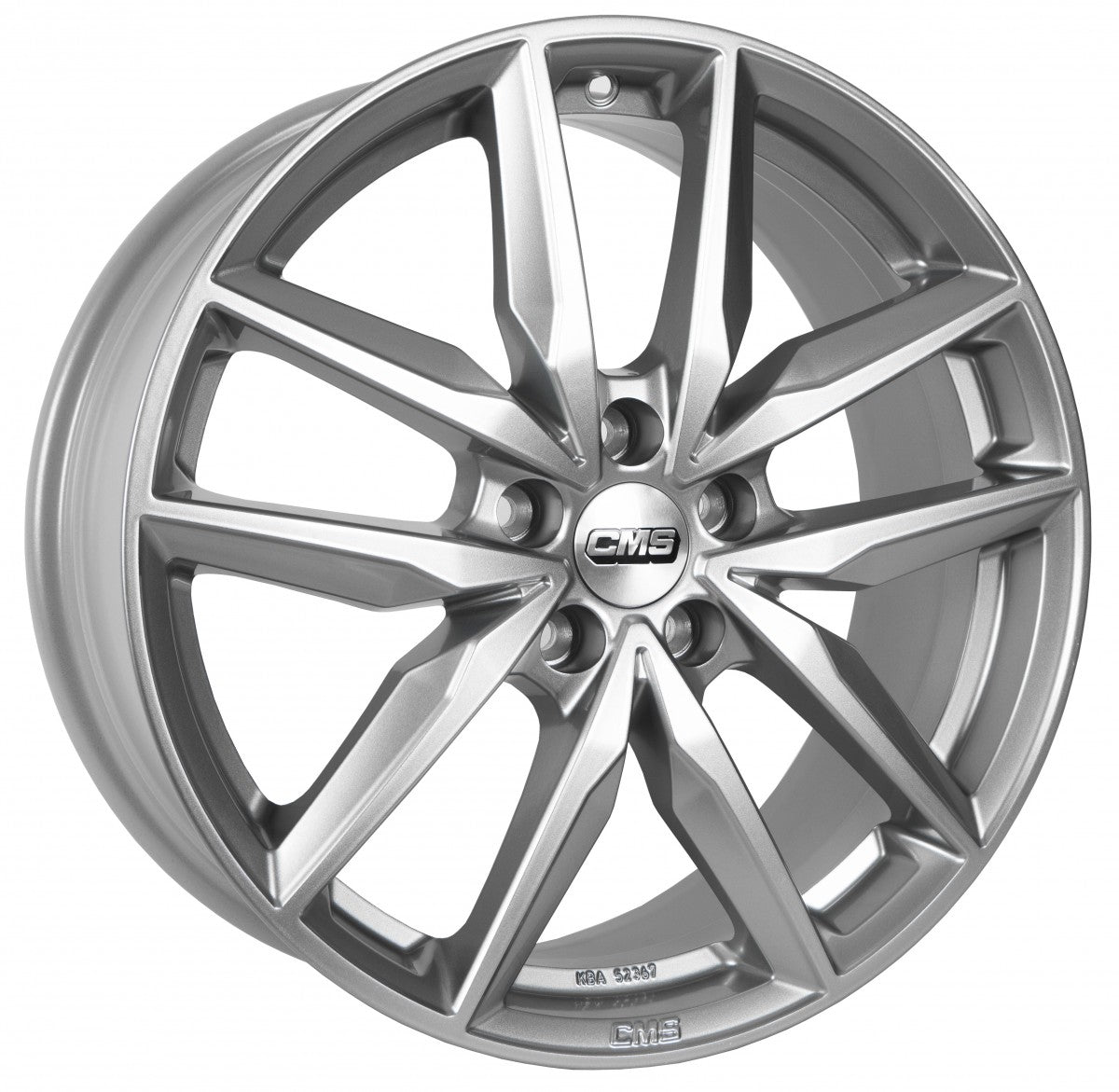 CMS C28 racing silver 8x20 ET33 - LK5/112 ML66.5