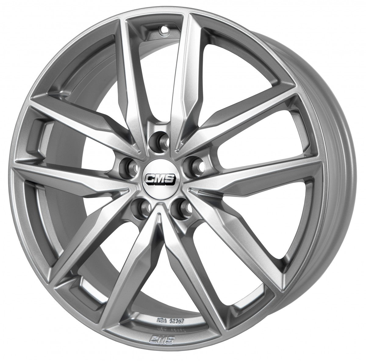 CMS C28 racing silver 8x20 ET39 - LK5/112 ML66.5