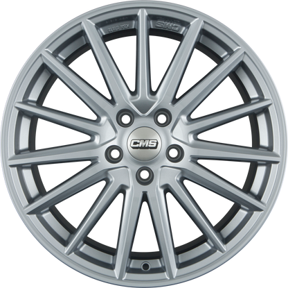 CMS C23 racing silver Alufelge 8x18 Zoll ET48 LK 5x108 ML63.4