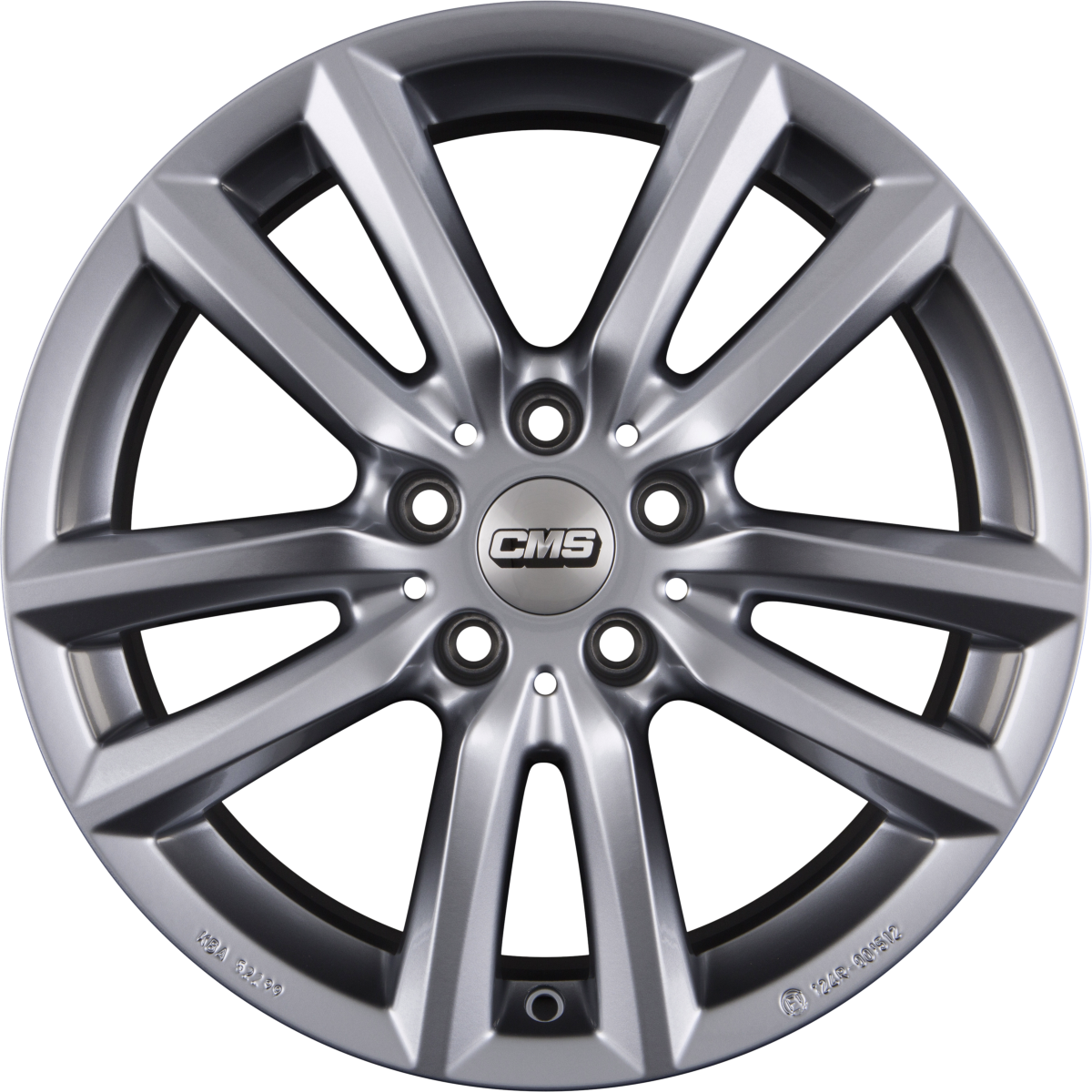 CMS C27 SR Racing Silber Alufelge 7x17 Zoll ET45 LK 5x114.3 ML60.1