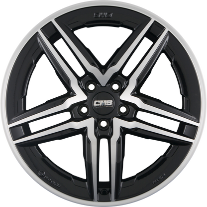 CMS C29 Aero DB Diamant Schwarz Glanz Alufelge 8.5x19 Zoll ET28 LK 5x112 ML66.6