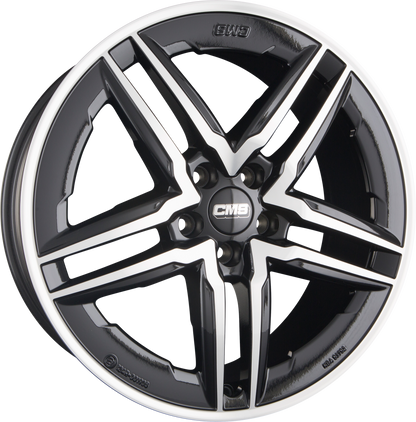CMS C29 Aero DB Diamant Schwarz Glanz Alufelge 8.5x19 Zoll ET28 LK 5x112 ML66.6 – Bild 2