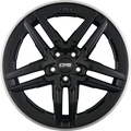 CMS C29 Aero DRB Diamant Horn Schwarz Glanz Alufelge 9.5x19 Zoll ET45 LK 5x114.3 ML64.1