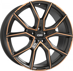 CMS C33 diamond black copper Alufelge 8x19 Zoll ET38 LK 5x112 ML66.5