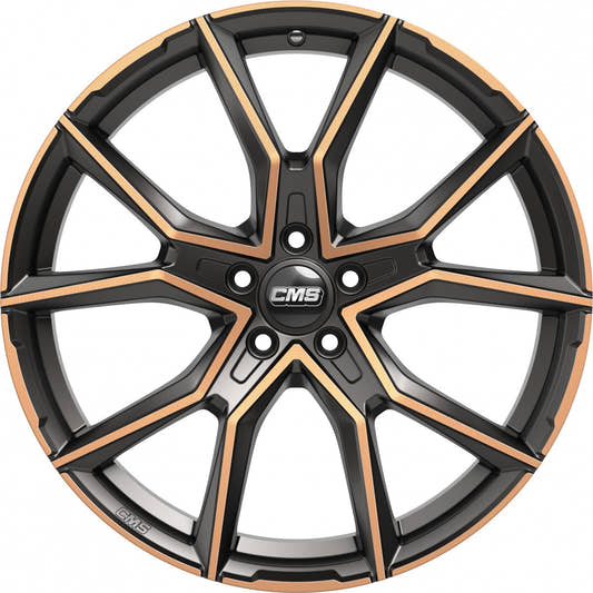 CMS C33 diamond black copper 8.5x20 ET40 - LK5/112 ML66.5