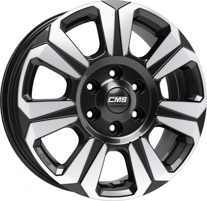 CMS C31 diamond black 6.5x17 ET48 - LK6/139.7 ML92.4