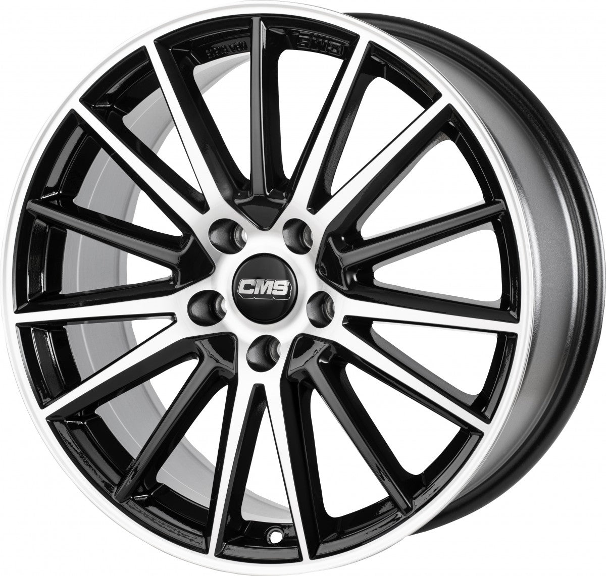 CMS C23 diamond black gloss 9x18 ET44.1 - LK5/112 ML66.5